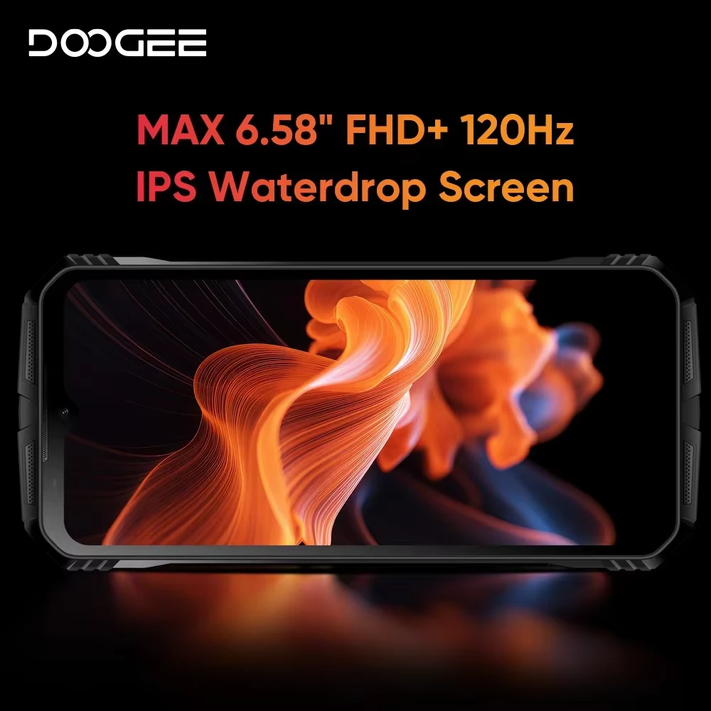DOOGEE V Max Pro 5G 32GB 512GB 108MP Camera Night Vision 22000mAh 6.58 inch 120Hz Dimensity 7050 Android 14 NFC 33W Fast Charge IP68 IP69K Waterproof Rugged Smartphone