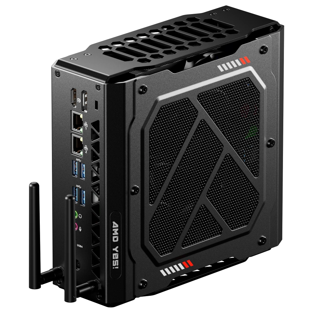 AOOSTAR GODZ Mini PC AMD Ryzen 7 7435HS 8 Cores 12 Thread With AMD Radeon RX 6600LE  GDDR6-8GB GPU 32GB DDR5 1TB SSD/64GB DDR5 2TB SSD WIFI 6 BT5.2 Windows 11 4K Dual Screen Display Mini Computer Gaming Desktop Computer