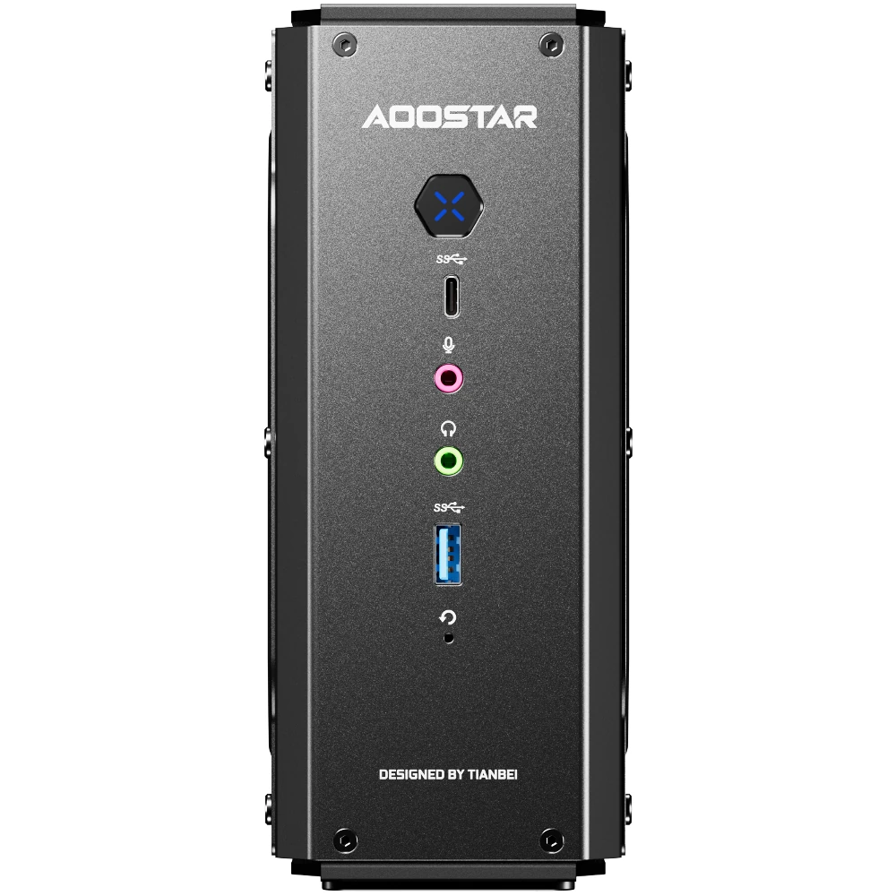 AOOSTAR GODZ Mini PC AMD Ryzen 7 7435HS 8 Cores 12 Thread With AMD Radeon RX 6600LE  GDDR6-8GB GPU 32GB DDR5 1TB SSD/64GB DDR5 2TB SSD WIFI 6 BT5.2 Windows 11 4K Dual Screen Display Mini Computer Gaming Desktop Computer