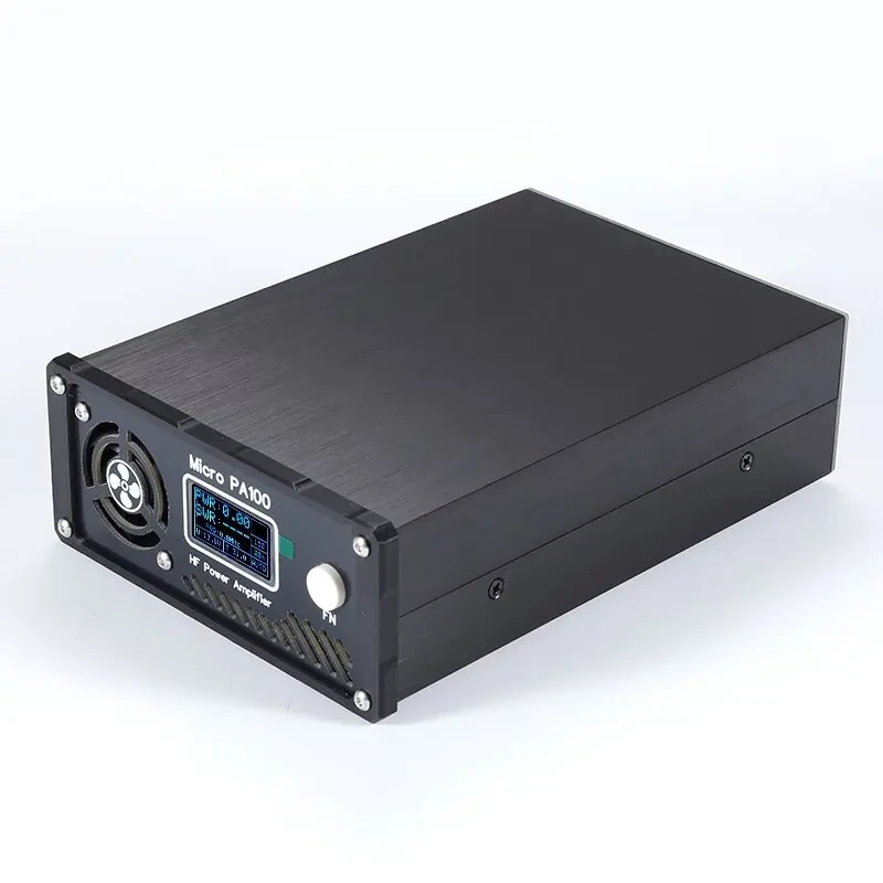 Micro PA100 100W HF Amplifier Auto TX/RX & LPF Switching SWR/Temp Protection Compatible with ICOM/YAESU/XIEGU
