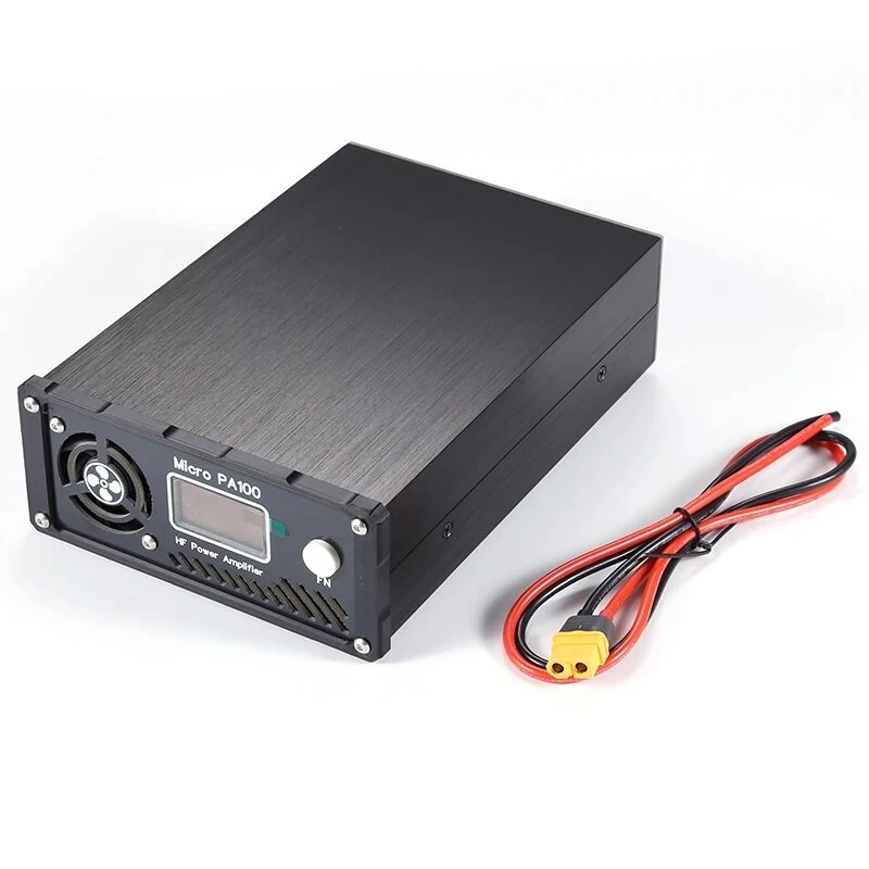 Micro PA100 100W HF Amplifier Auto TX/RX & LPF Switching SWR/Temp Protection Compatible with ICOM/YAESU/XIEGU