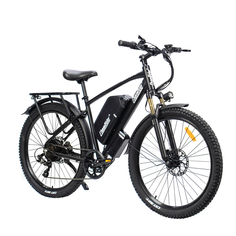 [EU DIRECT] ChamRider DM427 Electric Bike 48V 27Ah Battery 750W Motor 27.5inch Fat Tires 180KM Mileage Range 180KG Max Load Electric Bicycle