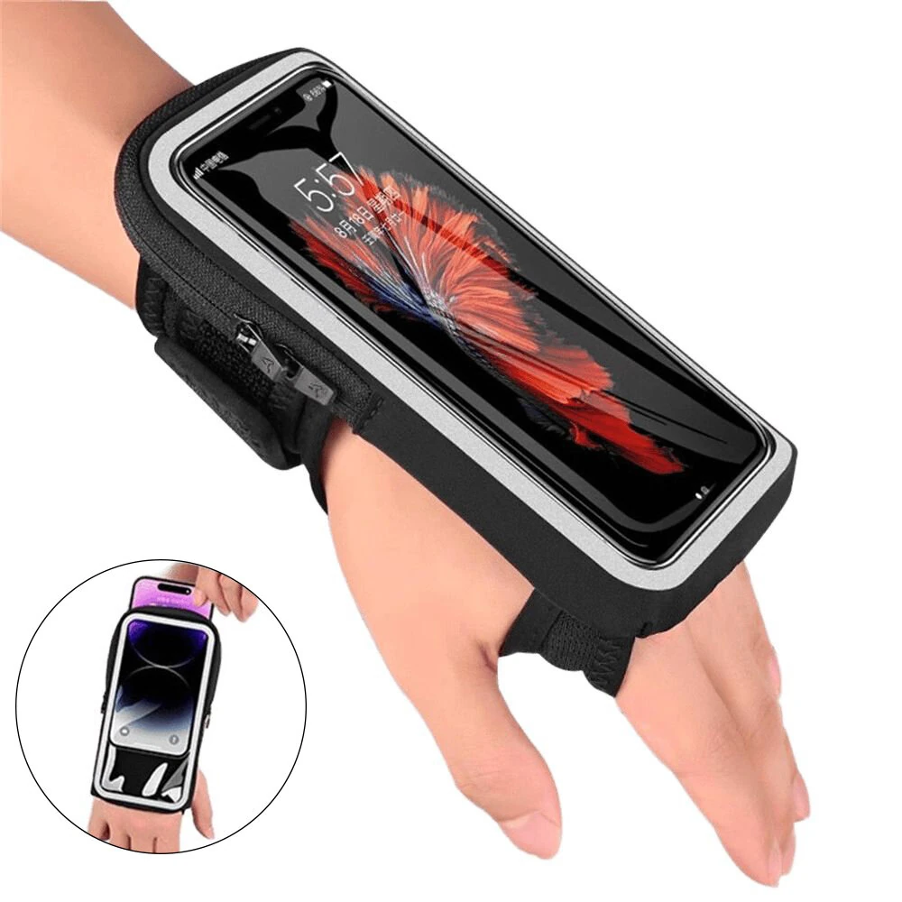 Outdoor Running Touchscreen 7'' Phone Arm Bag Wristpack Sports Waterproof Sweatproof Breathable Cycling Phone Pouch