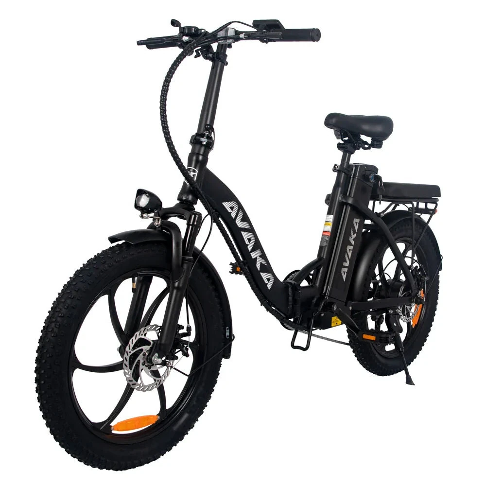 [EU DIRECT] AVAKA BZ20 PLUS Electric Bike 48V 18.2AH 500W Electric Bike 20*3.0 Inch 70-100KM Mileage Range Max Load 120KG