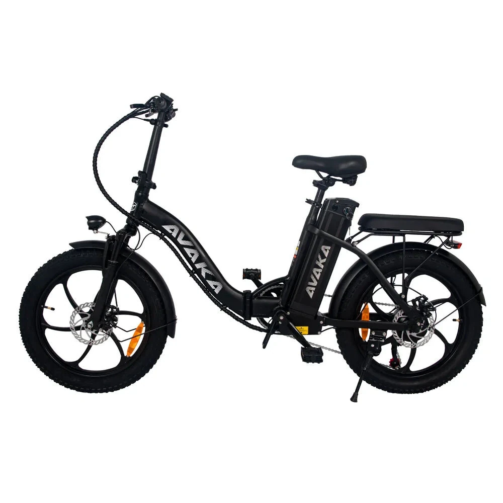 [EU DIRECT] AVAKA BZ20 PLUS Electric Bike 48V 18.2AH 500W Electric Bike 20*3.0 Inch 70-100KM Mileage Range Max Load 120KG