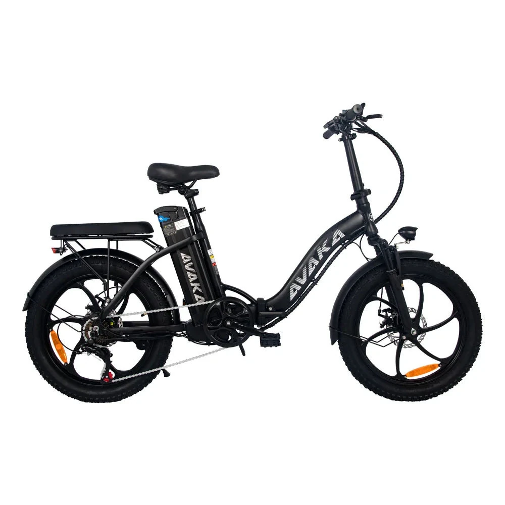 [EU DIRECT] AVAKA BZ20 PLUS Electric Bike 48V 18.2AH 500W Electric Bike 20*3.0 Inch 70-100KM Mileage Range Max Load 120KG