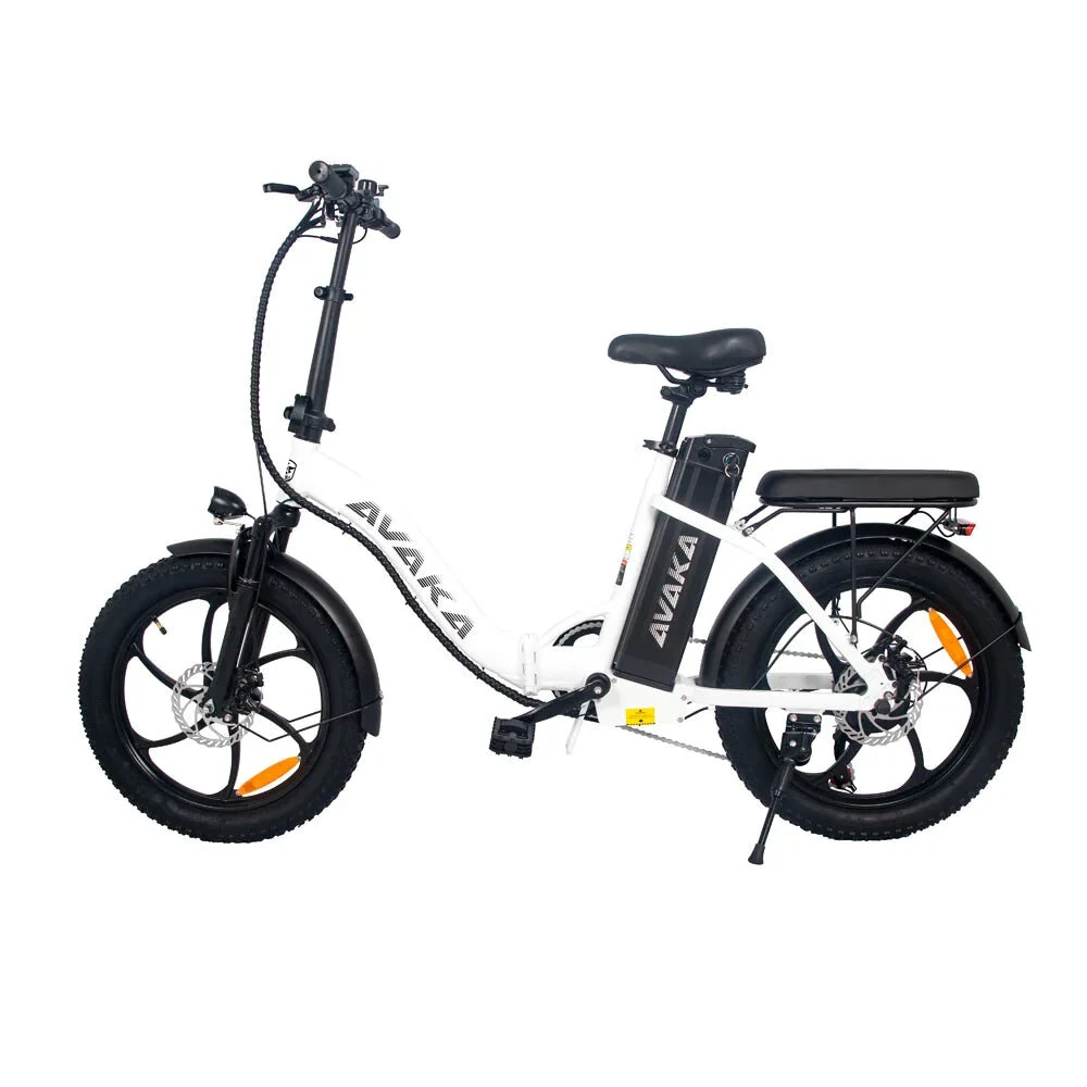 [EU DIRECT] AVAKA BZ20 PLUS Electric Bike 48V 18.2AH 500W Electric Bike 20*3.0 Inch 70-100KM Mileage Range Max Load 120KG