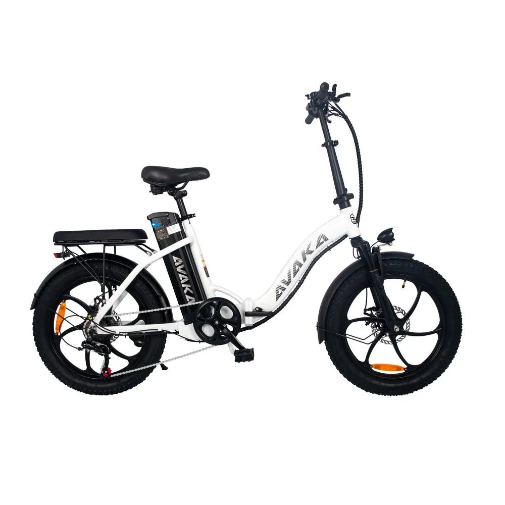 [EU DIRECT] AVAKA BZ20 PLUS Electric Bike 48V 18.2AH 500W Electric Bike 20*3.0 Inch 70-100KM Mileage Range Max Load 120KG