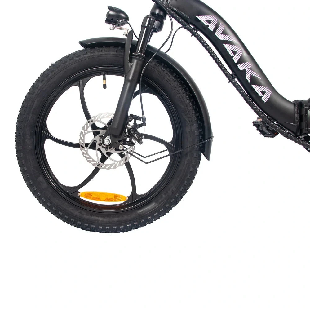 [EU DIRECT] AVAKA BZ20 PLUS Electric Bike 48V 18.2AH 500W Electric Bike 20*3.0 Inch 70-100KM Mileage Range Max Load 120KG
