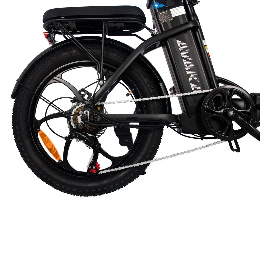 [EU DIRECT] AVAKA BZ20 PLUS Electric Bike 48V 18.2AH 500W Electric Bike 20*3.0 Inch 70-100KM Mileage Range Max Load 120KG