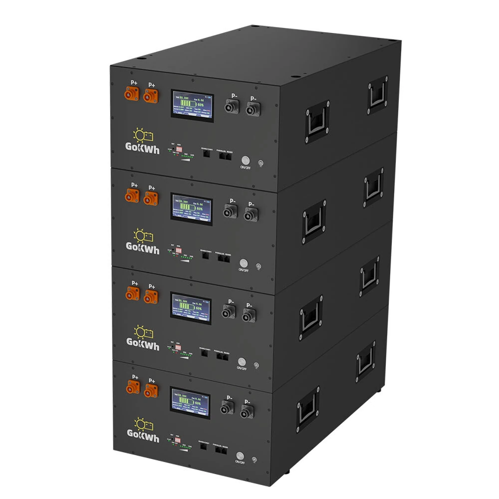 Gokwh 48V 320AH Energy Storage Box DIY Kit APP Bluetooth Remote Operation LED Bluetooth Status Indicator  Charge Overcurrent Protection