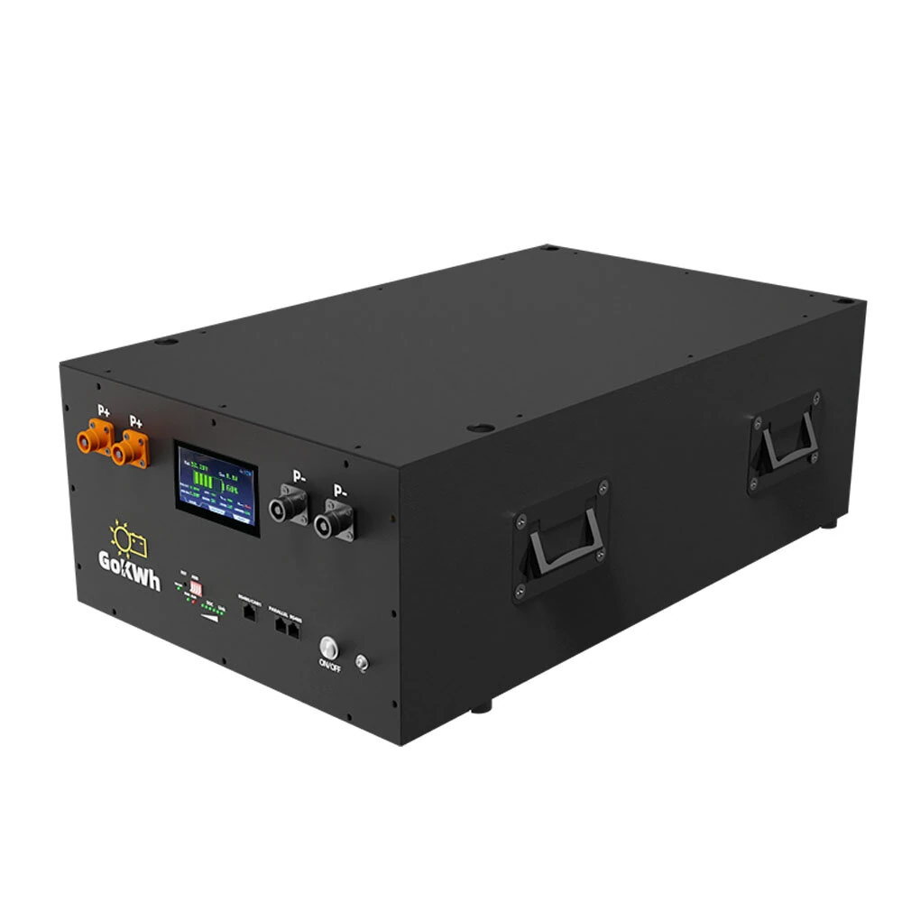 Gokwh 48V 320AH Energy Storage Box DIY Kit APP Bluetooth Remote Operation LED Bluetooth Status Indicator  Charge Overcurrent Protection