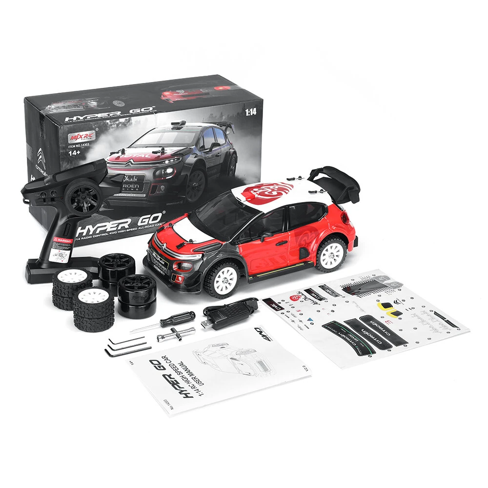 MJX HYPER GO 14303 1/14 2.4G Sport Drift RC Car Brushless High Speed Vehicle Models 42km/h W/ Light