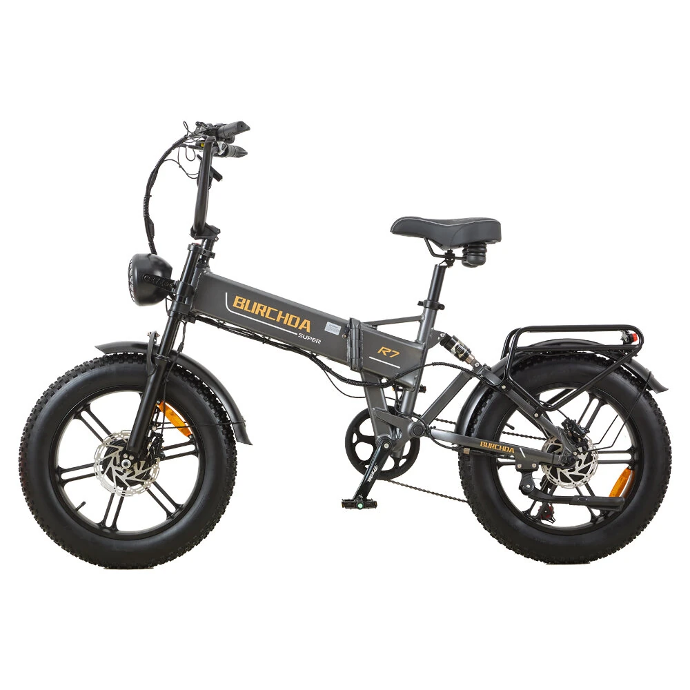 [EU DIRECT] BURCHDA R7 Pro Electric Bike 48V 20Ah  Battery 750W*2 Dual Motors 20inch Tires 60-70KM Mileage Range 150KG Max Load Folding Electric Bicycle