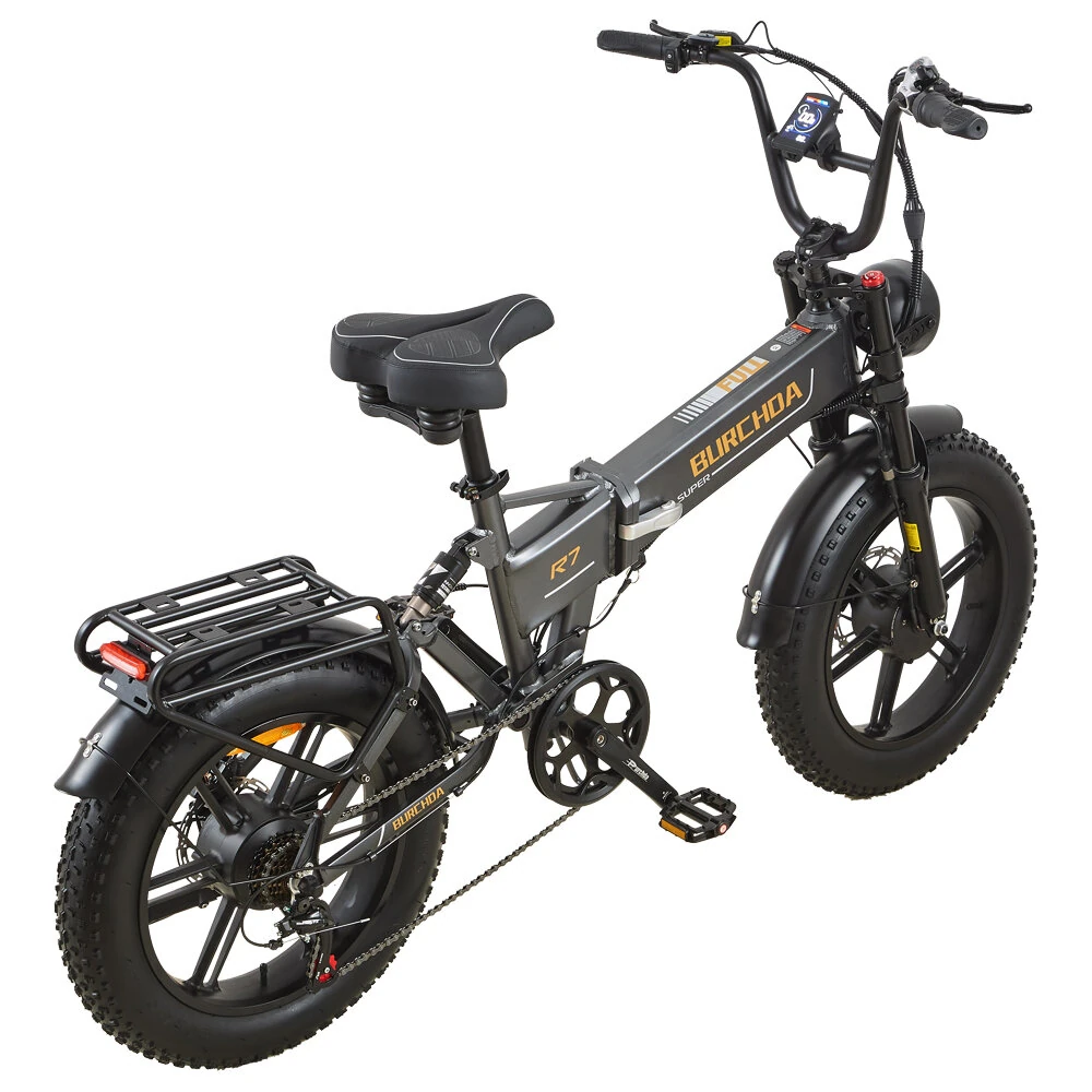 [EU DIRECT] BURCHDA R7 Pro Electric Bike 48V 20Ah  Battery 750W*2 Dual Motors 20inch Tires 60-70KM Mileage Range 150KG Max Load Folding Electric Bicycle