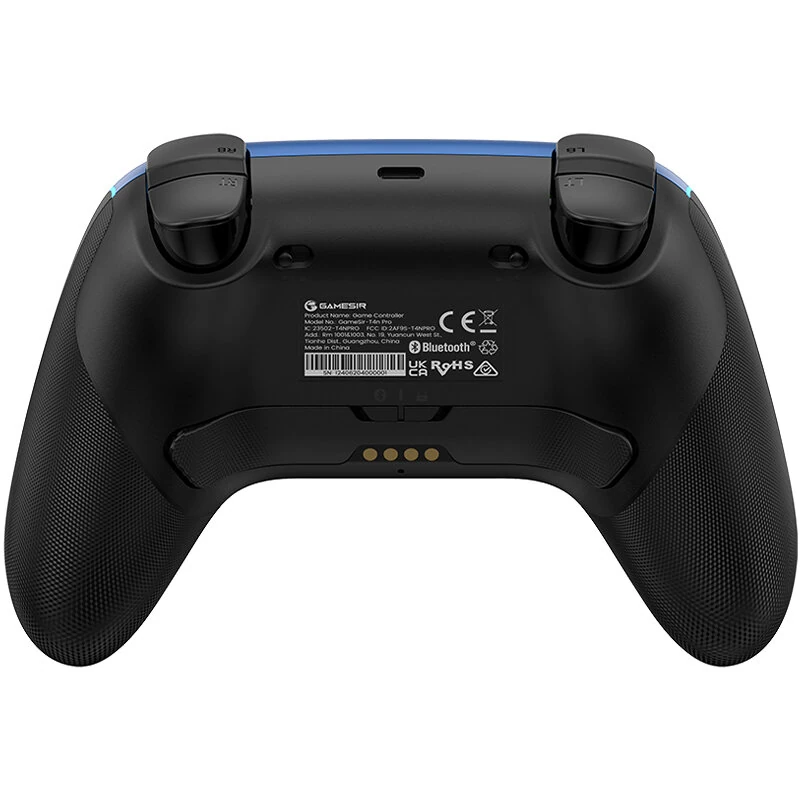 GameSir Super Nova Tri-mode Game Controller with RGB Light Hall Effect Joysticks and Triggers Six-axis Gamepad Built-in Dual Asymmetric Rumble Motors 1KHz Polling Rate Programmable Rear Buttons for PC Laptop Computer