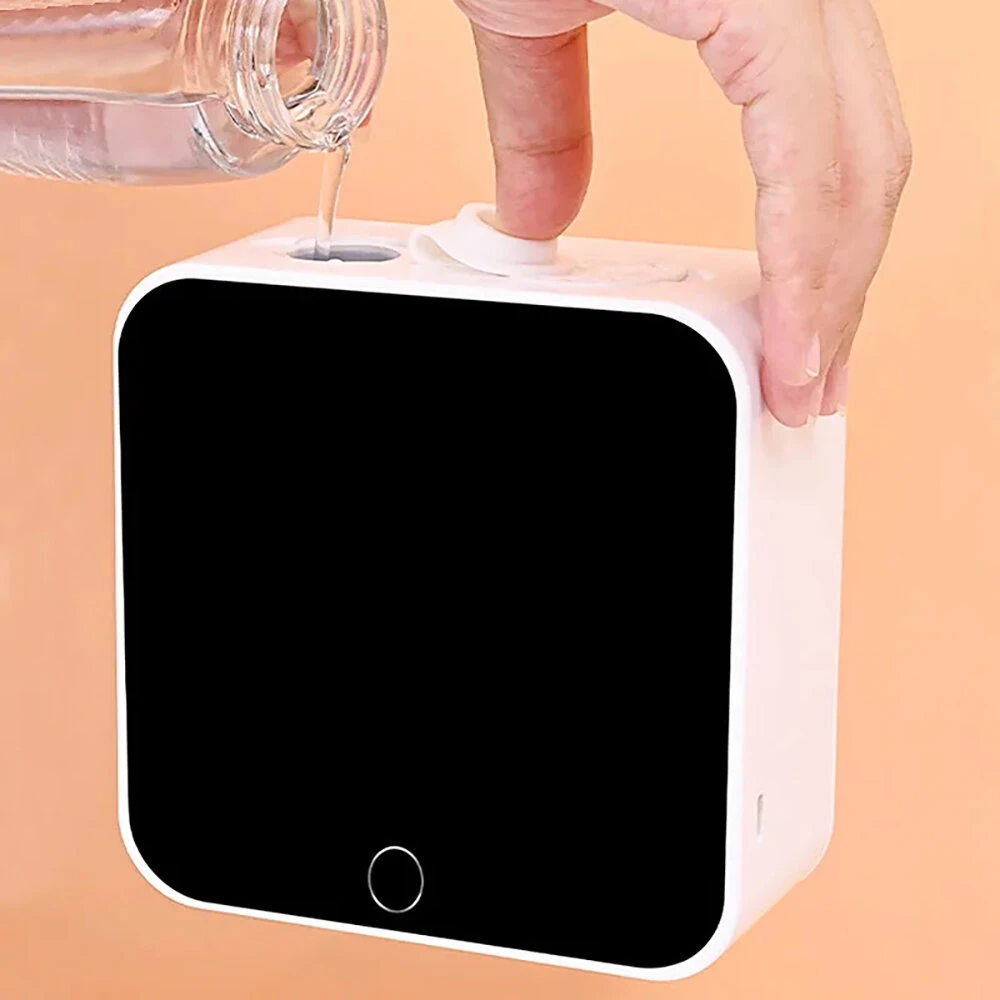 400ML Wall Mount Automatic Foam Soap Dispenser LED Temperature Display Electric Touchless Bathroom Intelligent Washing Hand Machine
