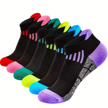 6 Pairs Men's  Ankle Socks, Anti Odor & Sweat Absorption Breathable Cotton Low Cut Socks Mens Sport Socks for Outdoor Running Cycling Hiking Wearing All Seasons Wearing