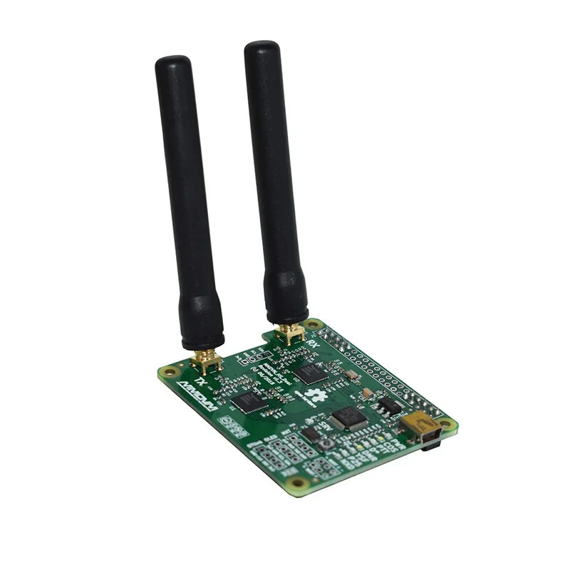 MMDVM_HS_Dual_Hat MMDVM Duplex RX TX UHF VHF Hotspot Board + Antenna + OLED Support P25 DMR YSF NXDN for Raspberry pi