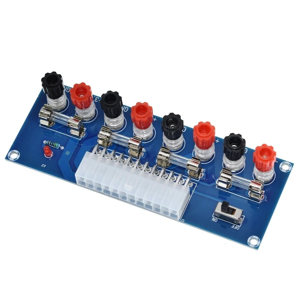 XH-M229 Desktop PC Chassis Power ATX Transfer to Adapter Board Power Supply Circuit Outlet Module 24Pin Output Terminal 24 Pins
