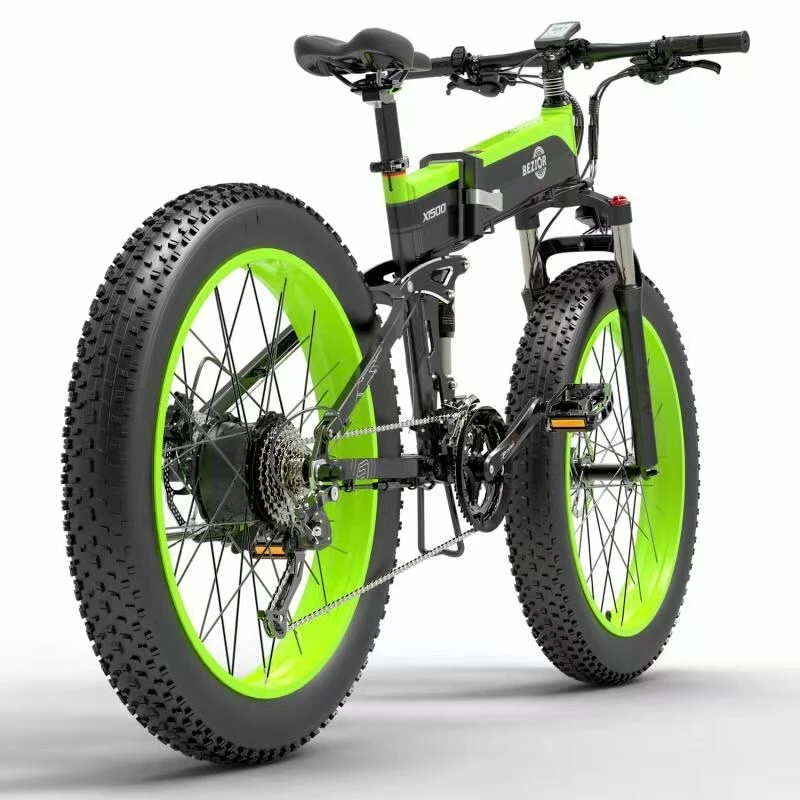 [EU DIRECT] Bezior X1500 Electric Bike 12.8Ah 48V 1500W Electric Bike 26inch 100km Mileage Range Max Load 200kg