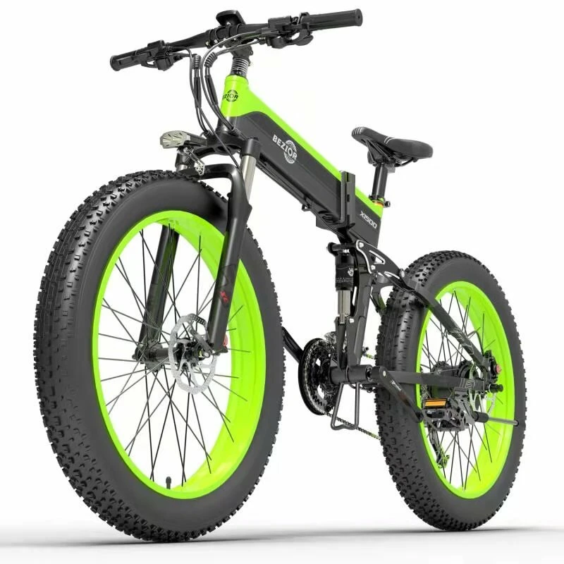 [EU DIRECT] Bezior X1500 Electric Bike 12.8Ah 48V 1500W Electric Bike 26inch 100km Mileage Range Max Load 200kg
