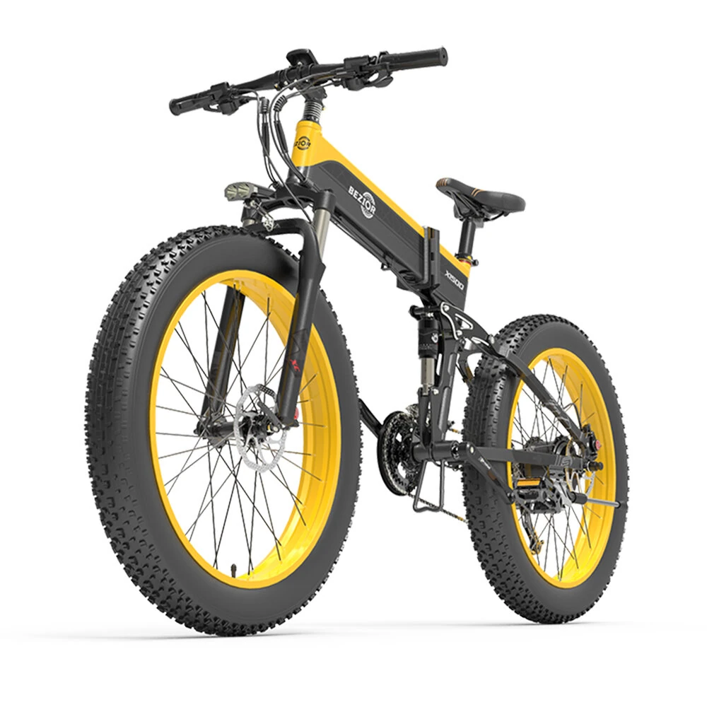 [EU DIRECT] Bezior X1500 Electric Bike 12.8Ah 48V 1500W Electric Bike 26inch 100km Mileage Range Max Load 200kg