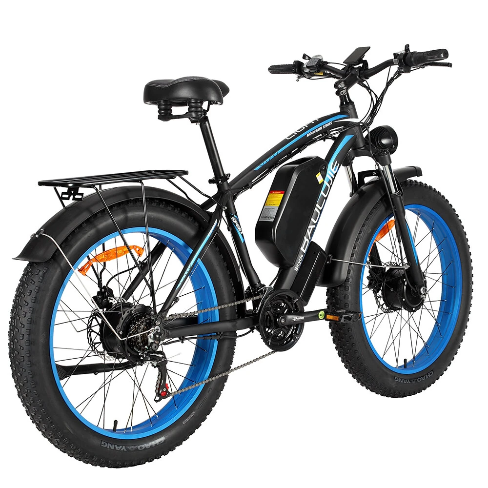 [EU DIRECT] BAOLUJIE DP2602-1 Electric Bike 48V 20Ah Battery 1000W*2 Dual Motor 26inches Tires 50-65KM Max Mileage 150KG Max Load Electric Bicycle