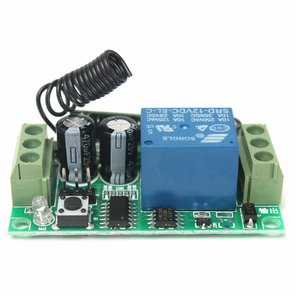 Geekcreit® 433MHz DC 12V 10A Relay 1CH Channel Wireless RF Remote Control Switch Transmitter With Receiver