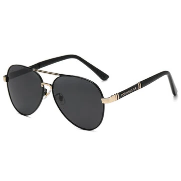 Men's Polarized Sunglasses Classic Fashion Metal Frame Pilot Sun Glasses for Traveling Surfing Driving Fishing UV400