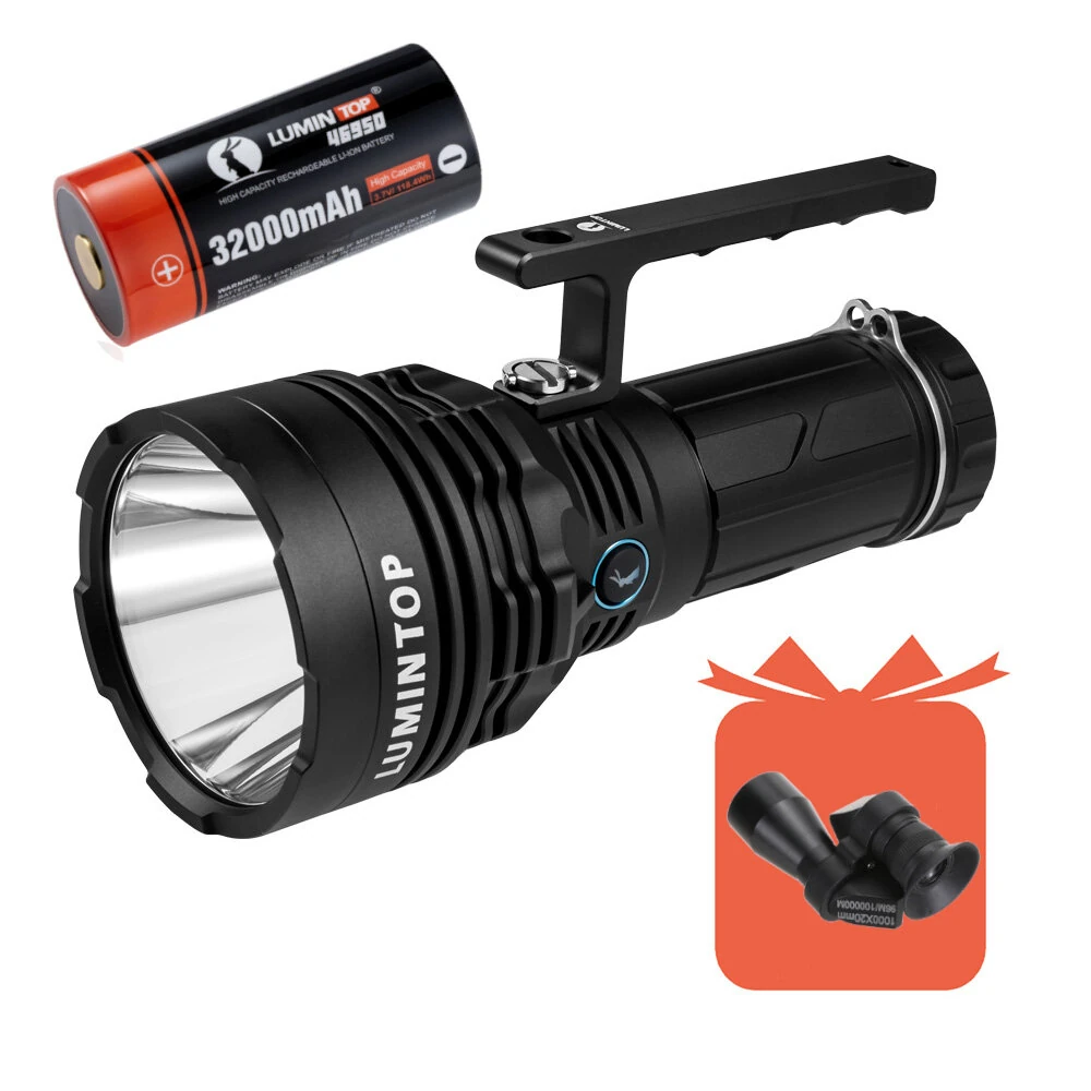 LUMINTOP POWER SBT90.2 7000LM 2000M High Power Rechargeable Flashlight with Large Capacity 46950 Battery Brightest Long Distance for Camping Outdoor Adventure