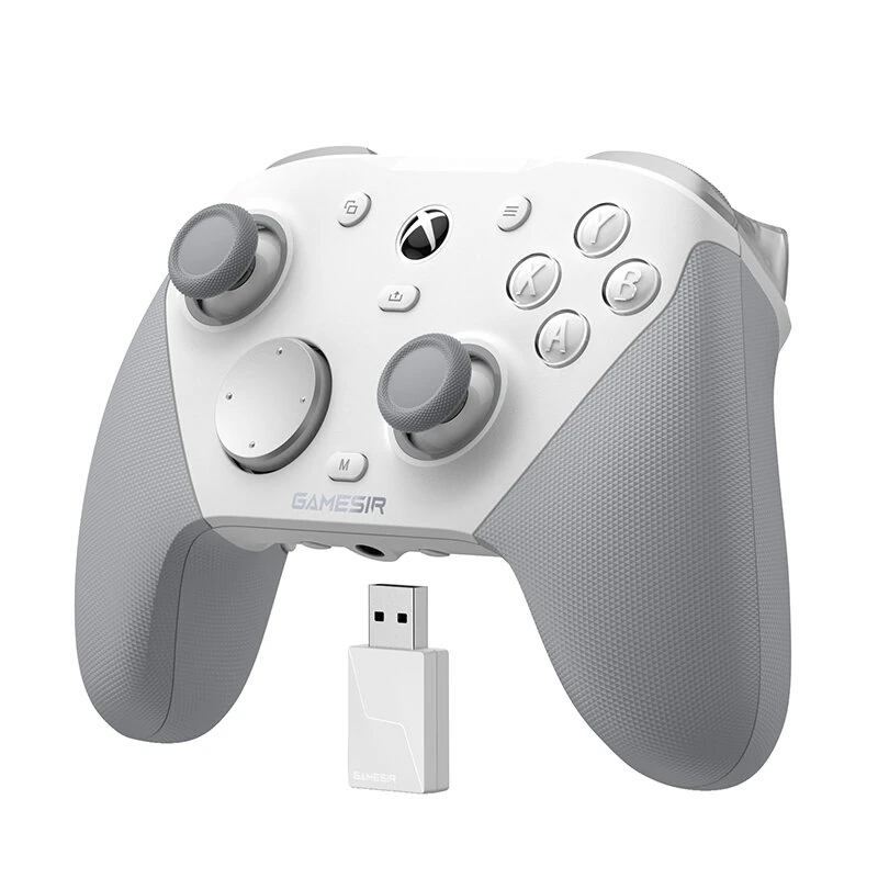 GameSir G7 Pro Tri-mode Wireless Controller Xbox Licensed TMR Joystick Hall Trigger 1000Hz Gyro 4 Extra Buttons Swappable Faceplate Gamepad with Charging Dock