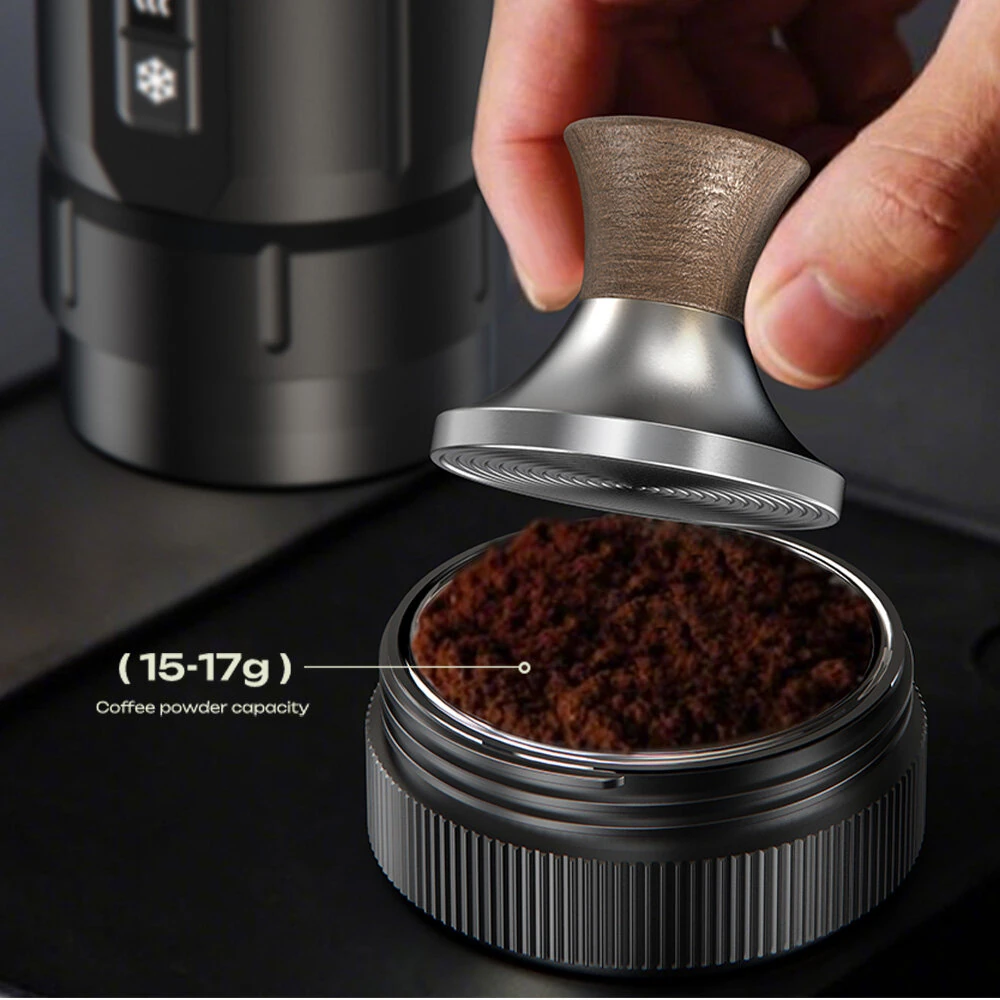[EU Direct] HiBREW H4C Portable Espresso Coffee Machine 20 Bar Pressure Detachable 7500mAh Battery Coffee Powde NS & DG Capsules Compatible Outdoor Coffee Maker