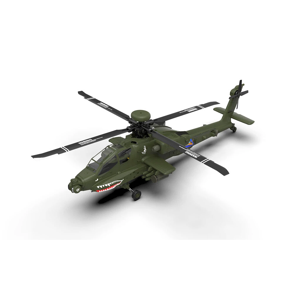 Eachine E250 AH-64 Apache 2.4G 6CH 3D 6-Axis Gyro Dual Brushless Motor 1:32 Scale Flybarless RC Helicopter Compatible With Futaba S-FHSS Protocol