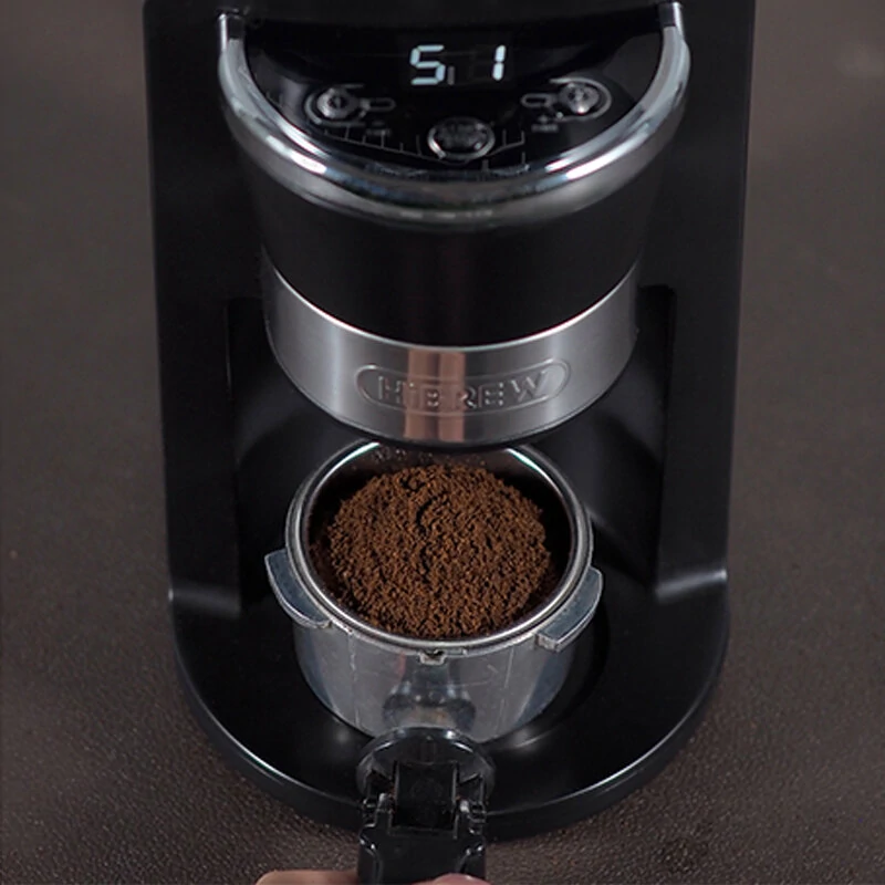 [EU Direct] HiBREW G3 Automatic Burr Mill Coffee Grinder with 34 Gears for Espresso Turkish Coffee Pour Over Visual Bean Storage