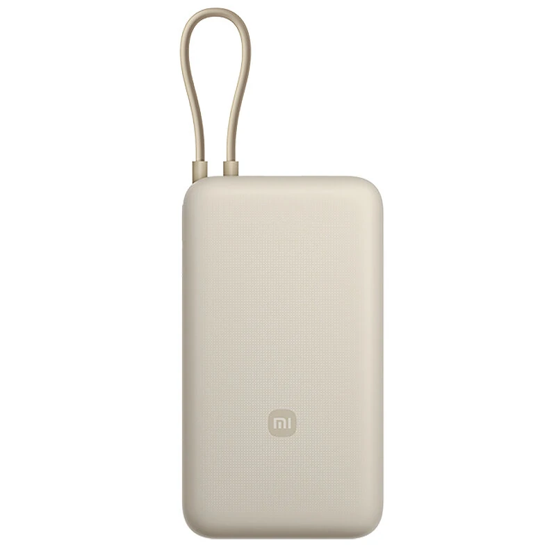 Xiaomi 33W 74Wh 20000mAh Built-in Type-C Cable Power Bank External Battery Power Supply with 2 Inputs & 3 Outputs Fast Charging for iPhone 15 14 13 for Huawei Pura 70 Ultra for Xiaomi Civi 4 pro