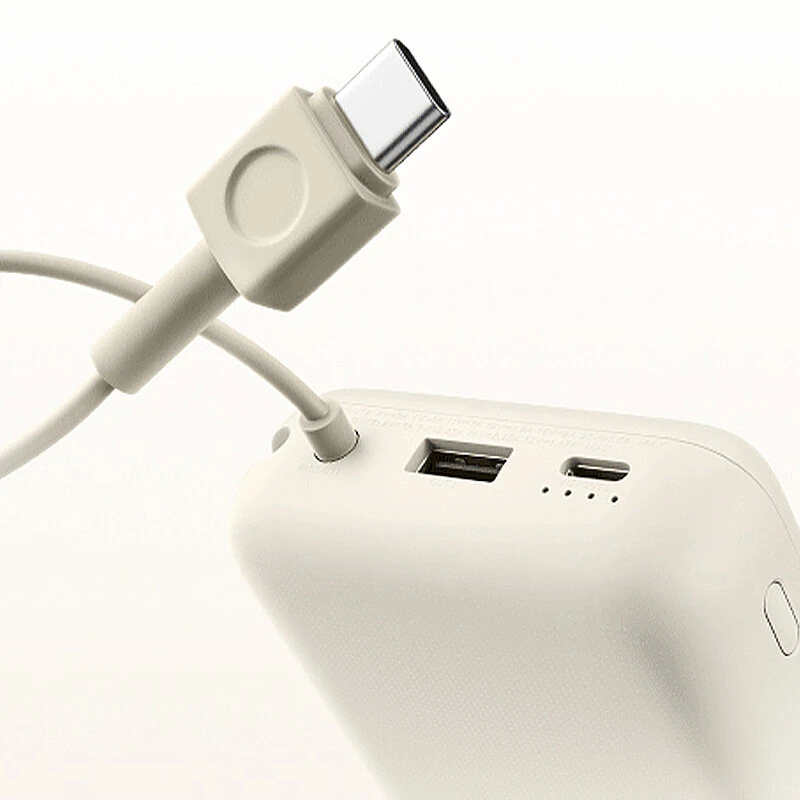 Xiaomi 33W 74Wh 20000mAh Built-in Type-C Cable Power Bank External Battery Power Supply with 2 Inputs & 3 Outputs Fast Charging for iPhone 15 14 13 for Huawei Pura 70 Ultra for Xiaomi Civi 4 pro