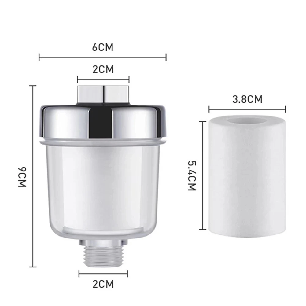 Universal Shower Filter for Faucet Shower Head Water Outlet Cleaner Kits Universal Faucet Filter Kitchen Bathroom Shower Household Filter PP Cotton Filter