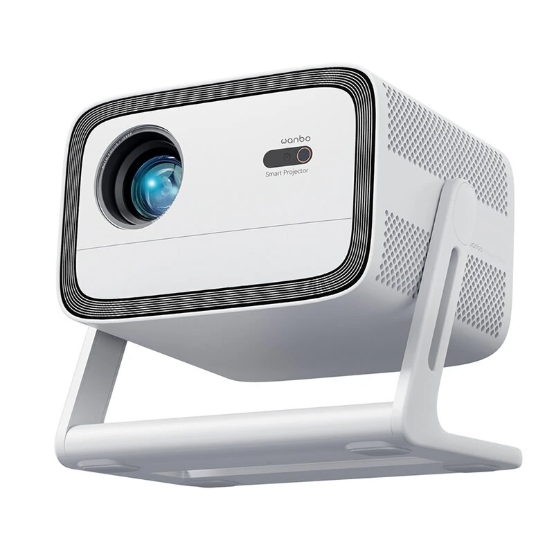 [Netfilx Certified]Wanbo Vali 1 Smart Gimbal Projector 200° Rotating 1080P FHD 900 ANSI Lumens Android TV 11 Auto Focus Keystone Correction Home Cinema Entertainment Streaming Player