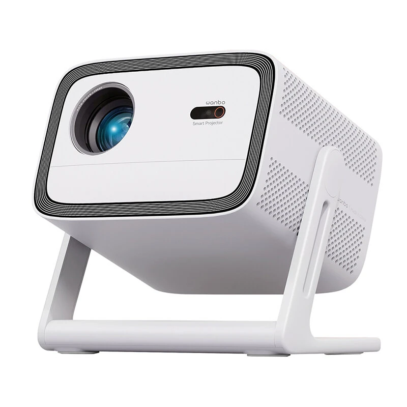 [Netfilx Certified]Wanbo Vali 1 Smart Gimbal Projector 200° Rotating 1080P FHD 900 ANSI Lumens Android TV 11 Auto Focus Keystone Correction Home Cinema Entertainment Streaming Player