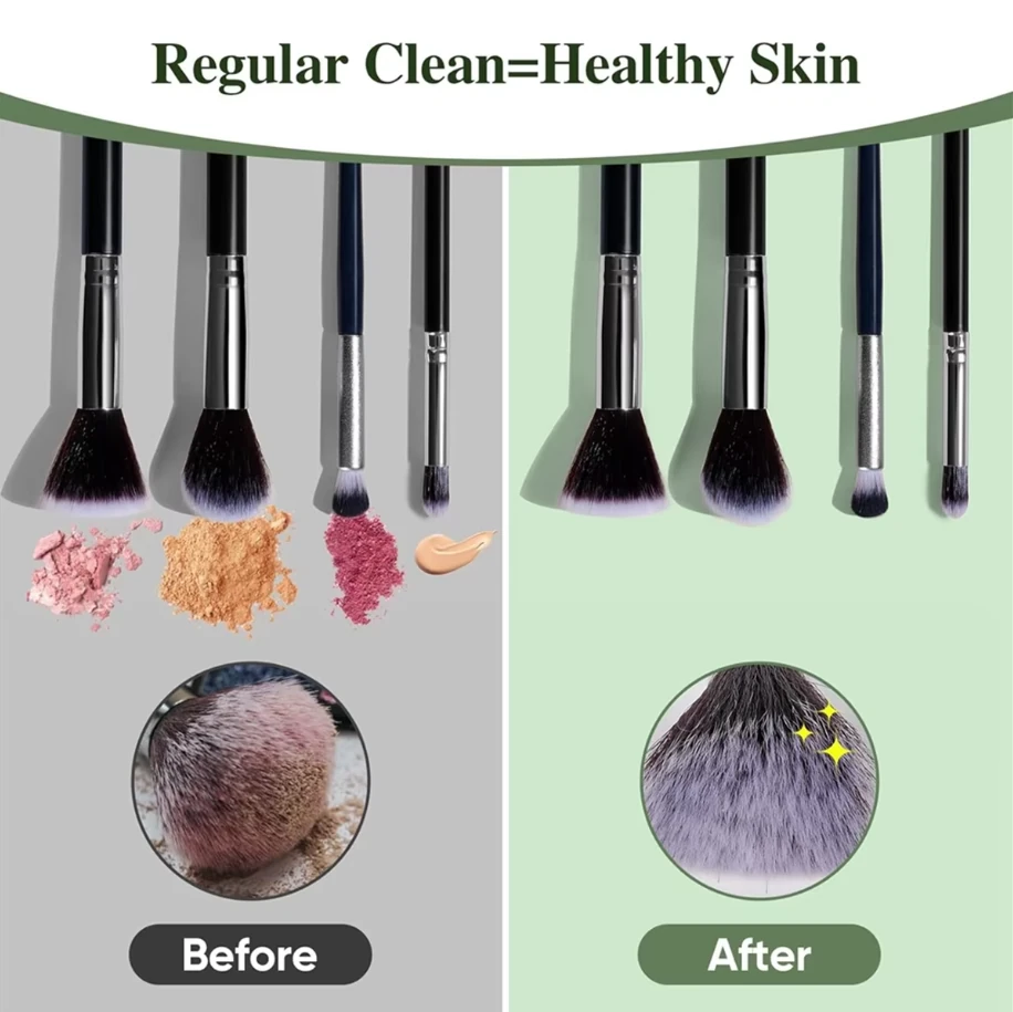 Automatic Electric Makeup Brush Cleaner Machine Automatic Makeup Brush Washer & Holder Quick Efficient for Deep Cleaning