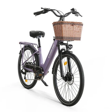 [EU Direct] CYSUM X-city Electric Bike 48V 10.4Ah Battery 250W Motor 26inches Tires 80KM Max Mileage 120KG Max Load Sustainable Commuting Electric Bicycle