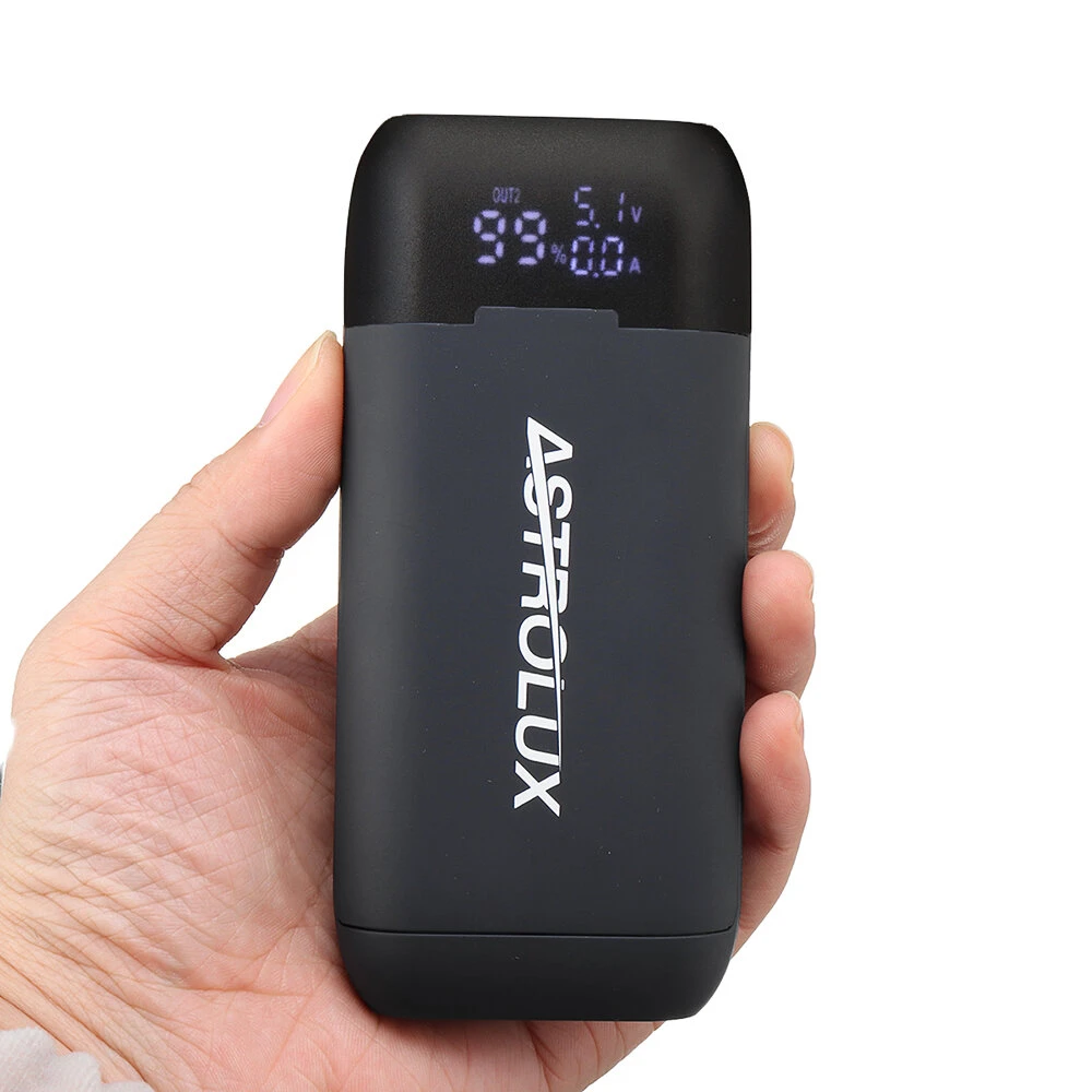 Astrolux® PD2 Type-C 18W QC3.0 PD3.0 Quick Charge USB Battery Charger Flashlight RC Phone Power Bank Intelligent Battery Case Box For Li-ion 21700/20700/18650