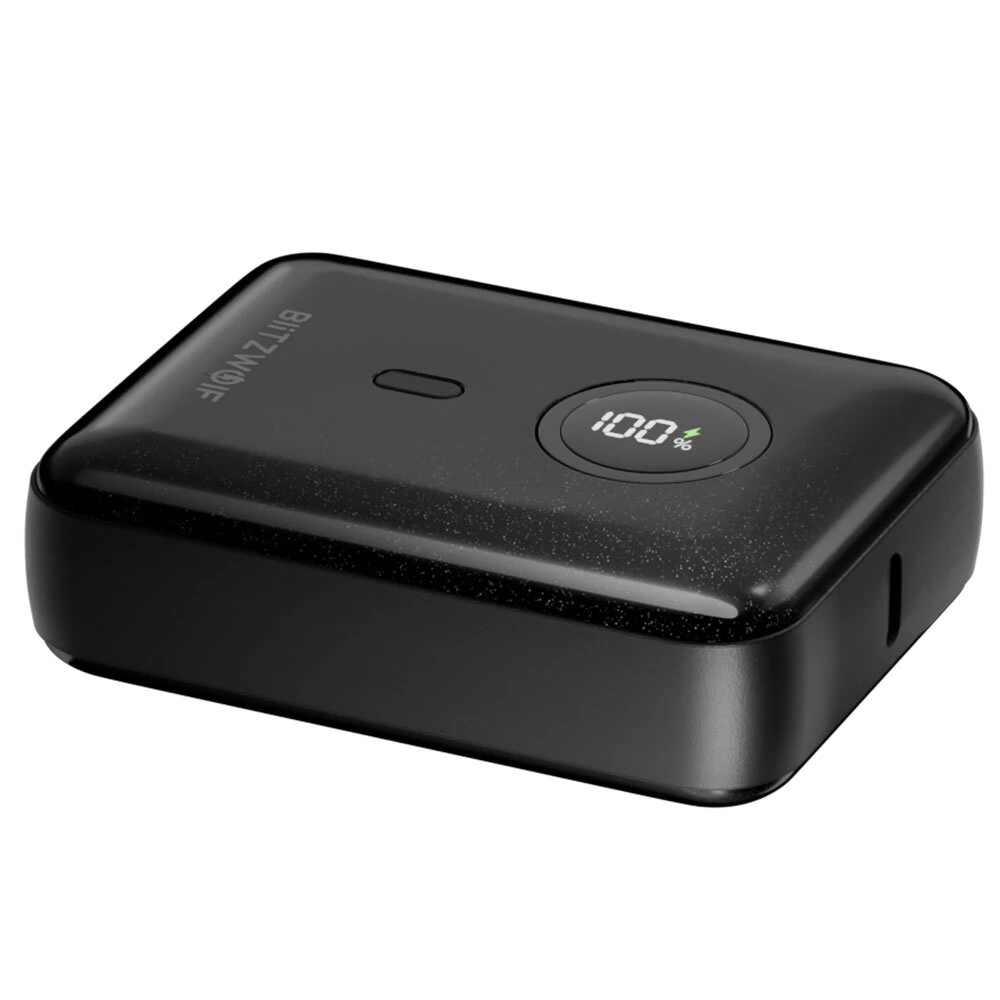 BlitzWolf BW-P21 10000mAh 22.5W Super Fast Charging QC3.0 PD3.0 Digital Display Portable Mini Power Bank for iPhone 16 15 14 Pro Max for Xiaomi 14pro for Samsung Galaxy S24 for Huawei Mate60 Pro