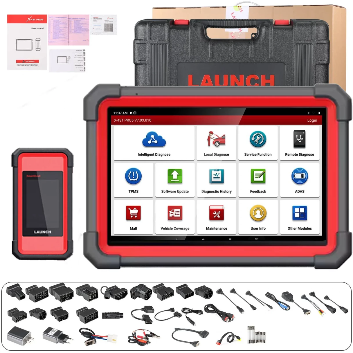 Launch X431Pro 5 Car Diagnostic Tool Full System Auto OBD2 Scanner J2534 Programming Auto OBD2 Scanner Diagnosis Automotive Tool
