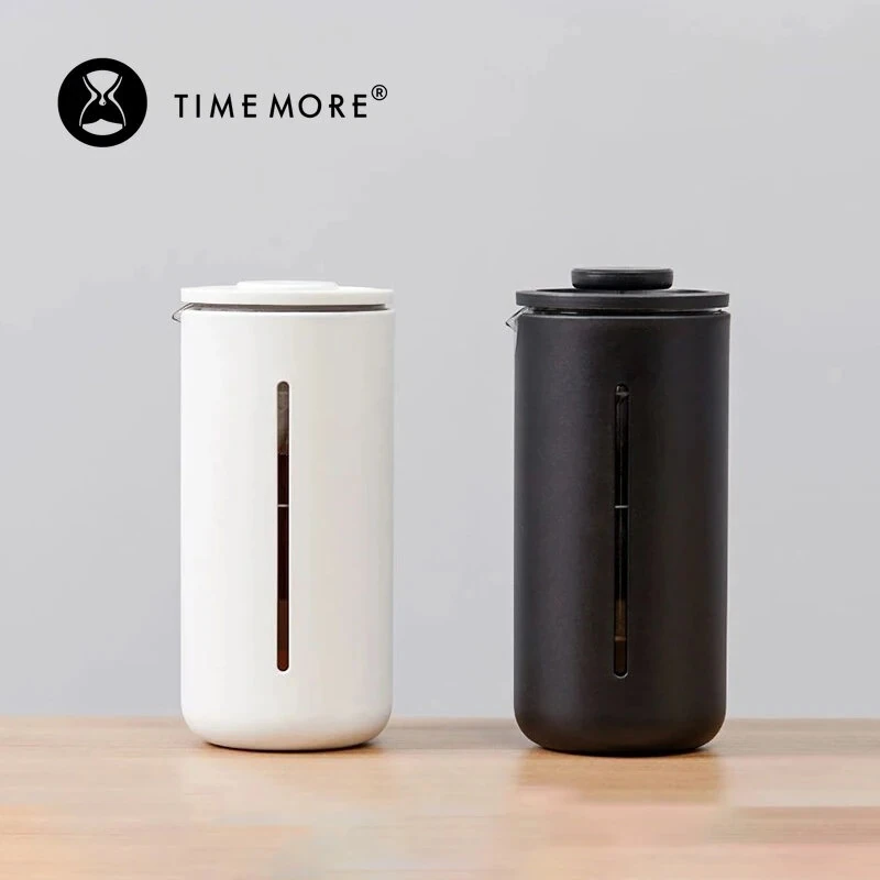 TIMEMORE U French Press Coffee Maker 450ML Hand Filter Coffee Maker Tea Maker French Thermal Glass Hand Filter Coffee Pot