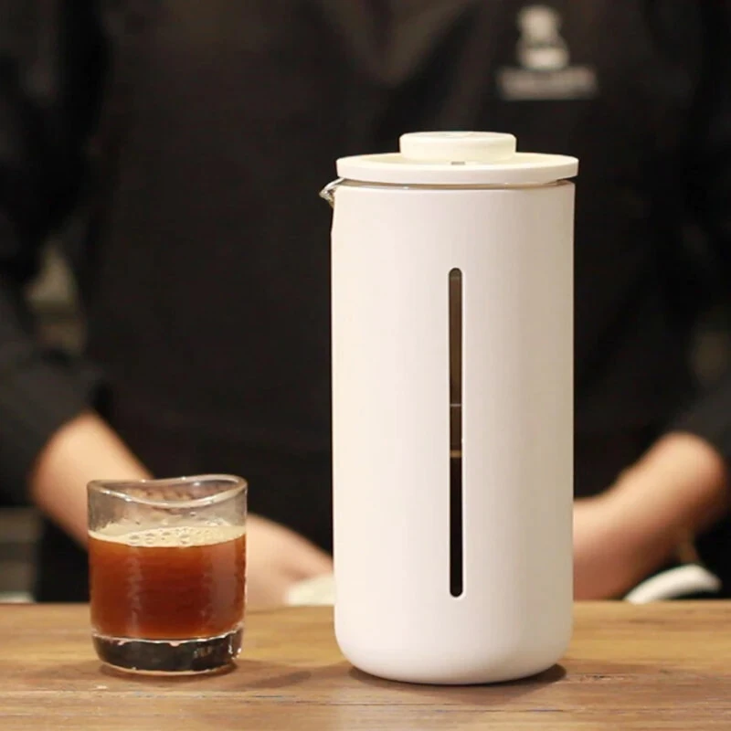 TIMEMORE U French Press Coffee Maker 450ML Hand Filter Coffee Maker Tea Maker French Thermal Glass Hand Filter Coffee Pot