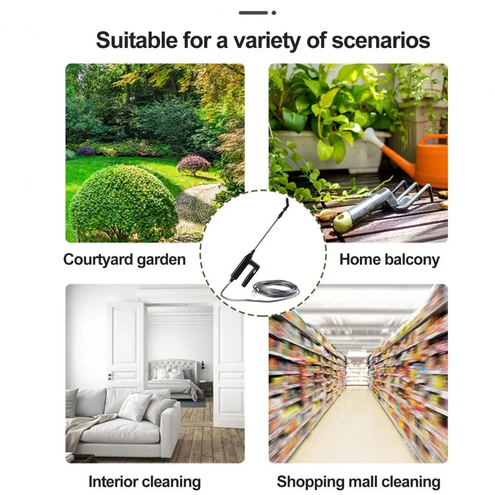 Battery Powered Sprayer Garden Sprayer Electric Plant Rechargeable Sprayer Ergonomic Handle 3 Nozzles for Garden Versatile