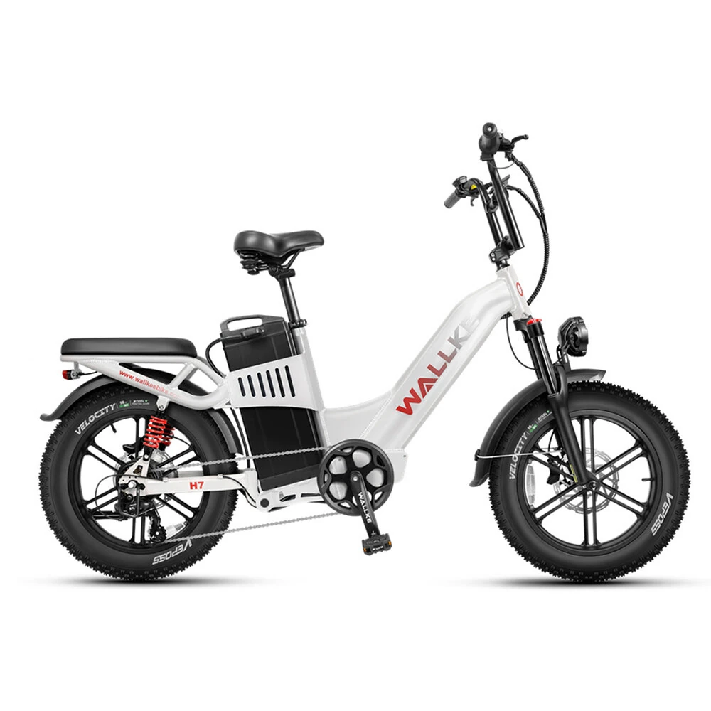[EU Direct] WALLKE H7 AWD Electric Bike 48V 60AH SamsungBattery Cell 1000W*2 Dual Motors 20inch Tires 320KM Max Mileage 180KG Max Load  Electric Bicycle