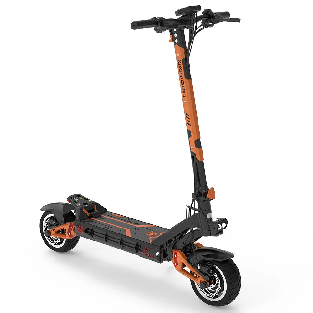 [EU DIRECT] KuKirin G3 Pro Electric Scooter 23Ah 52V 1200W*2 Dual Motor 10in Folding Moped Electric Scooter 70-80KM Mileage Electric Scooter Max Load 120Kg
